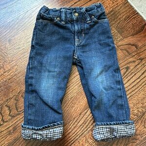 3 for $10! Toddler Flannel Lined Jeans